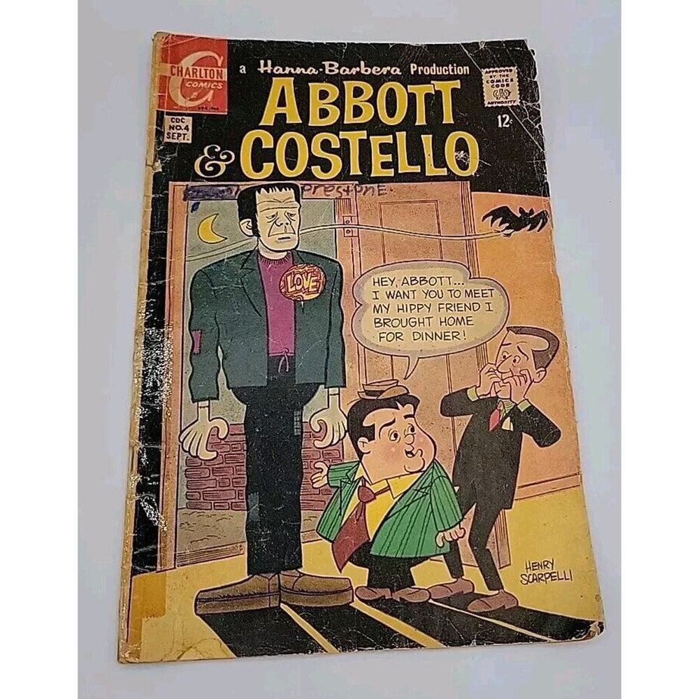 ABBOTT & COSTELLO #4 CHARLTON SILVER AGE *1968*